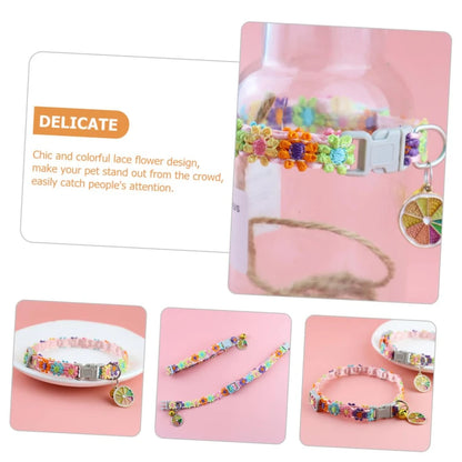 Colorful Pet Collar with Bell