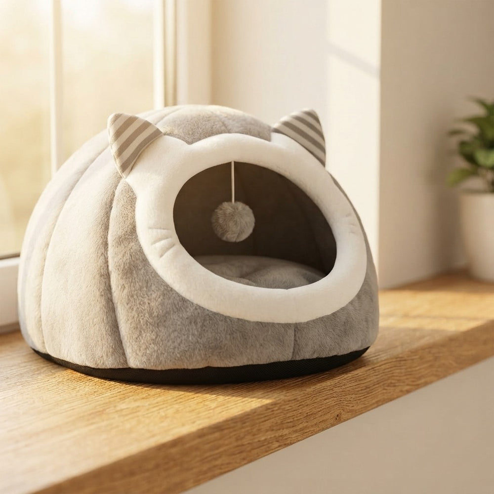 Kitten Cave Bed™ – Warm Tent House