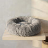 Plush Faux Fur Cat Bed