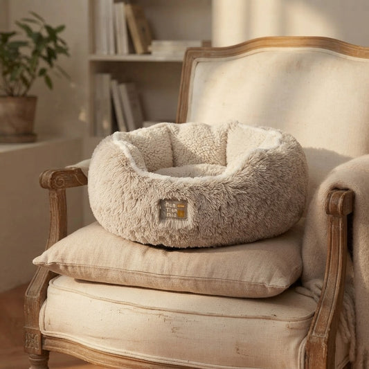 Plush Pet Nest Bed™ – Soft & Warm