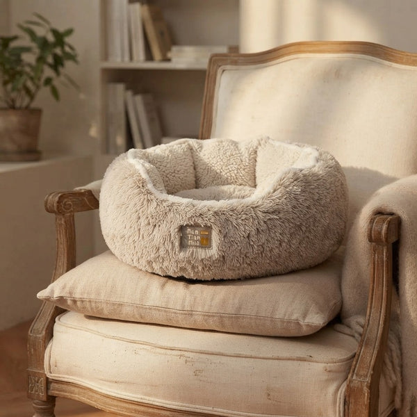 Plush Pet Nest Bed™ – Soft & Warm