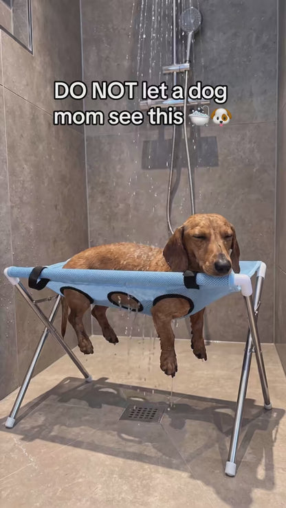 AYLO Premium 8-Hole Foldable Pet Grooming Hammock Station
